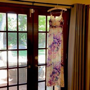 Parker Brand Silk Maxi Dress